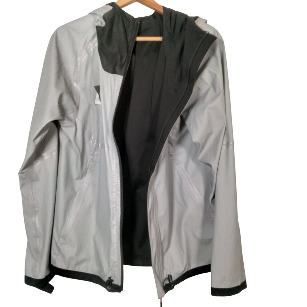 The North Face Jacket Men Medium Black Lightweight Hooded Dryvent BCG Gamma Logo - Picture 3 of 14